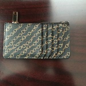Mango chain printed wallet